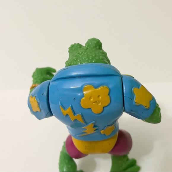 Vintage 1989 Teenage Mutant Ninja Turtles Genghis Frog Action Figure TMNT - Picture 7 of 16